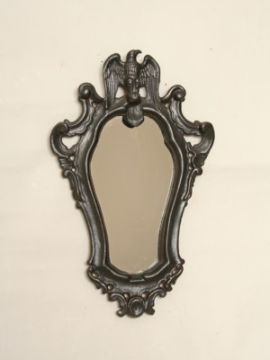 Vintage Cast Mirror with Eagle, c. 1945